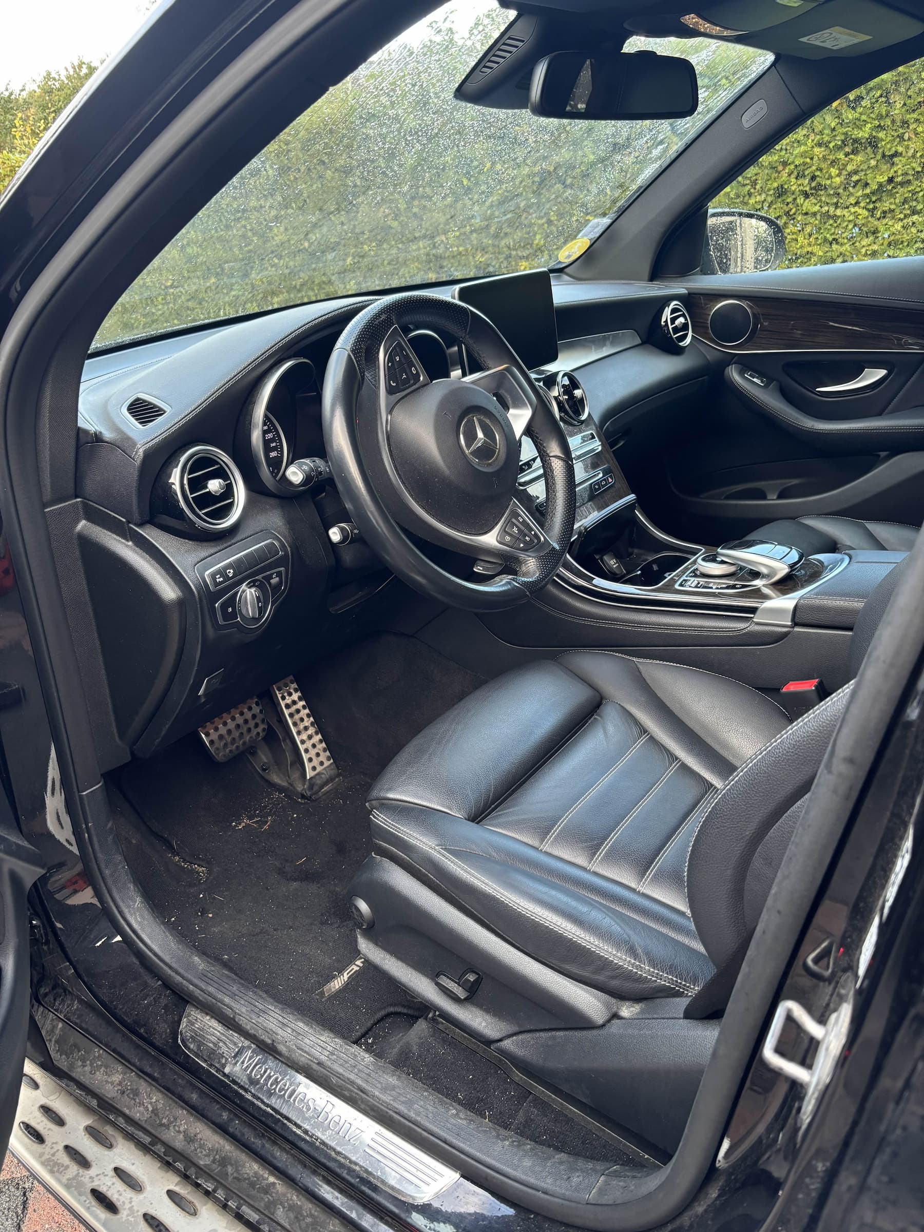Mercedes GLC avant lavage